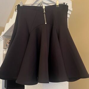 Philipp plein Couture BLACK MINI CIRCLE SKIRT